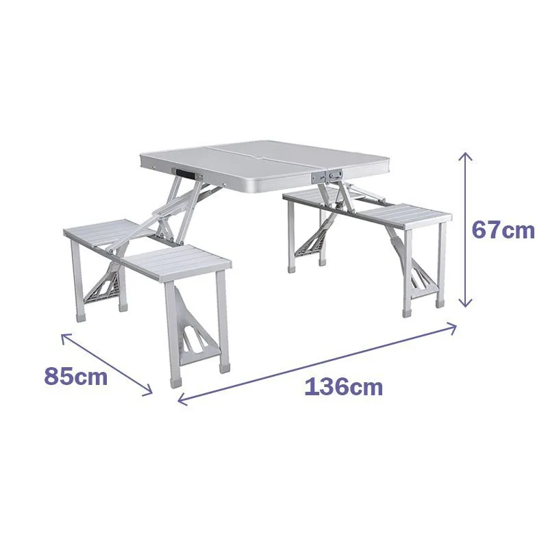 Marbueno Summer 10439 Folding With 2 Benches Set Bord, Grey, 136 x 85 x 67cm Marbueno Summer 10439 Folding With 2 Benches Set Bord, Grey, 136 x 85 x 67cm