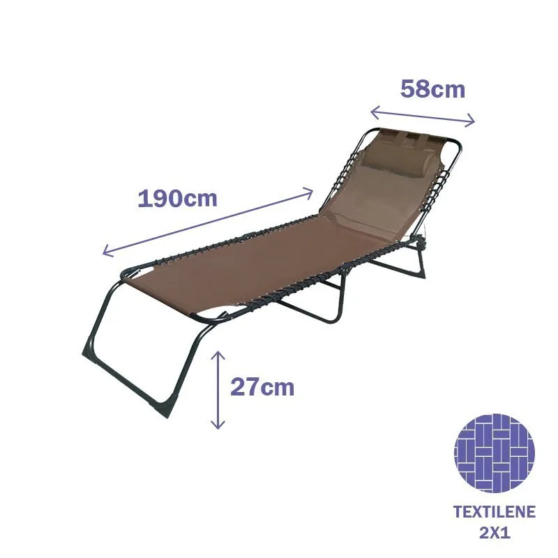 Marbueno Summer 190x58x27 Cm Sammenleggbar Solseng unisex