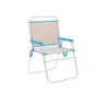 Marbueno Summer 56x52x80 Cm Sammenleggbar Stol I Aluminium unisex, Blue / beige, One Size