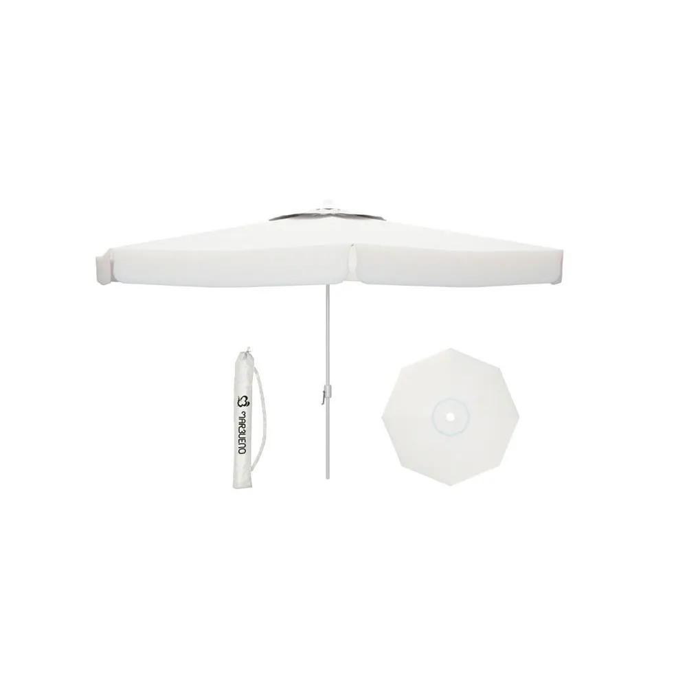 Marbueno Summer Aluminium Parasoll Med Høyde 10184 Ø 300 Cm 250 Cm unisex, White, One Size Marbueno Summer Aluminium Parasoll Med Høyde 10184 Ø 300 Cm 250 Cm unisex, White, One Size