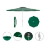 Marbueno Summer Stål Rund Parasoll Med Stanghøyde 300 Cm 35 Mm 250 Cm unisex, Green, One Size