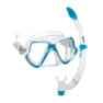 Aqua/white