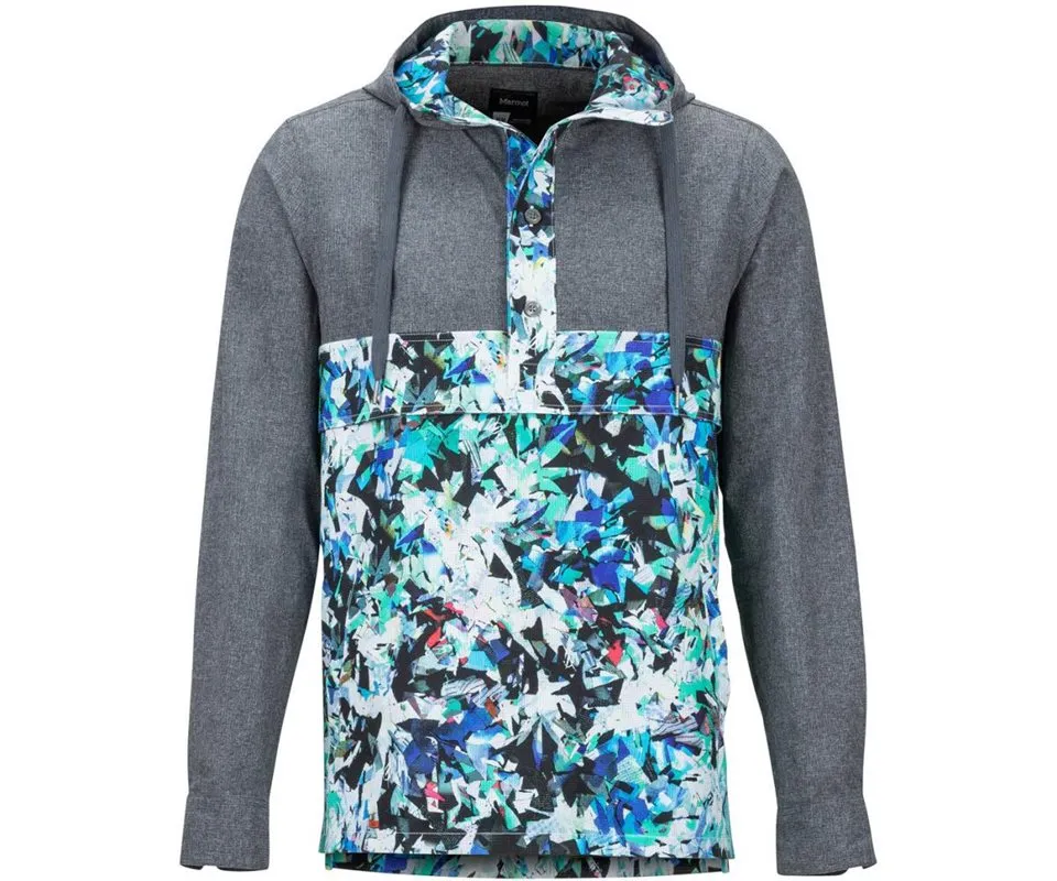 Marmot Aerobise Anorak Men, Dark steel/multi crystals Marmot Aerobise Anorak Men, Dark steel/multi crystals