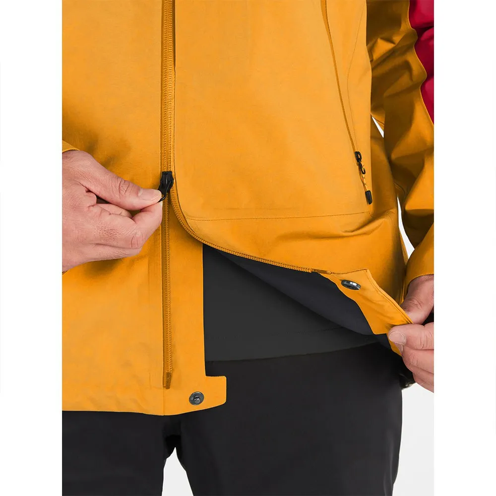 Marmot Alpinist Goretex Jakke, Team red / golden sun