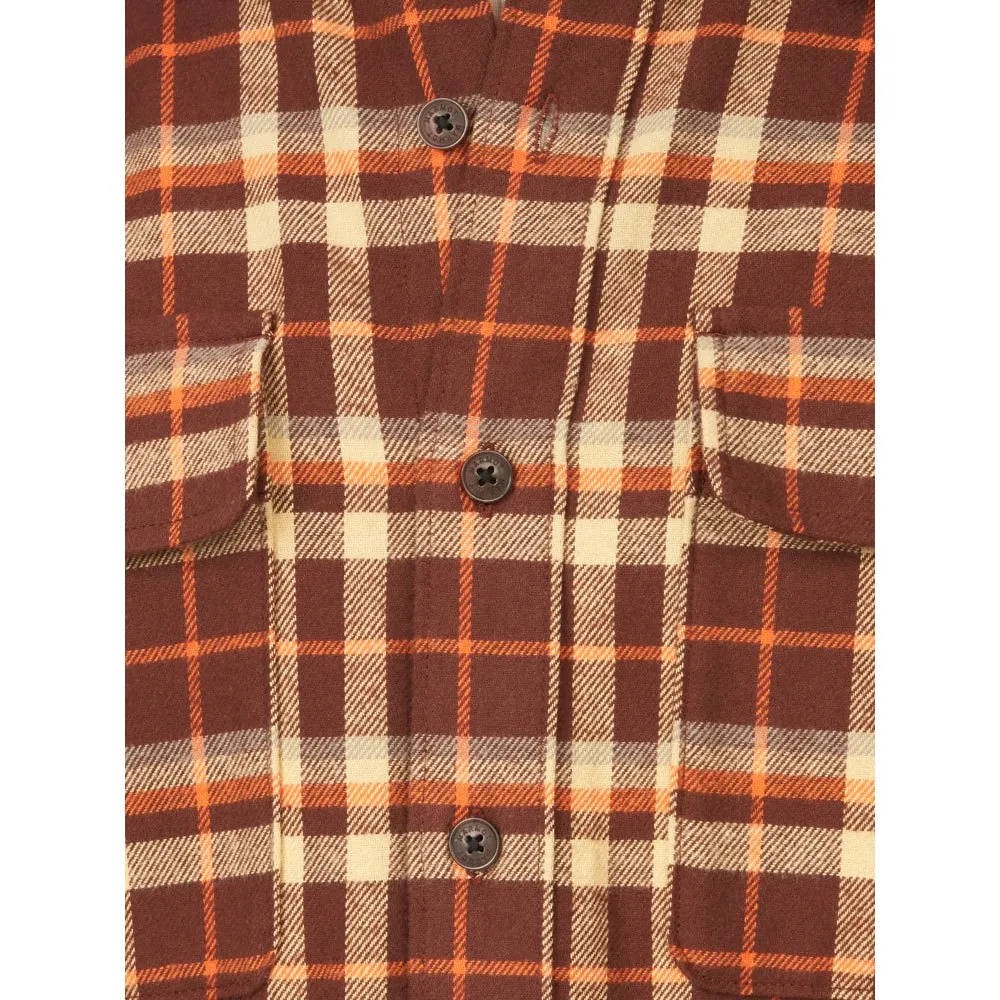Marmot Doran Midweight Flannel Ls Skjorte Med Lange Ermer, Chocolate