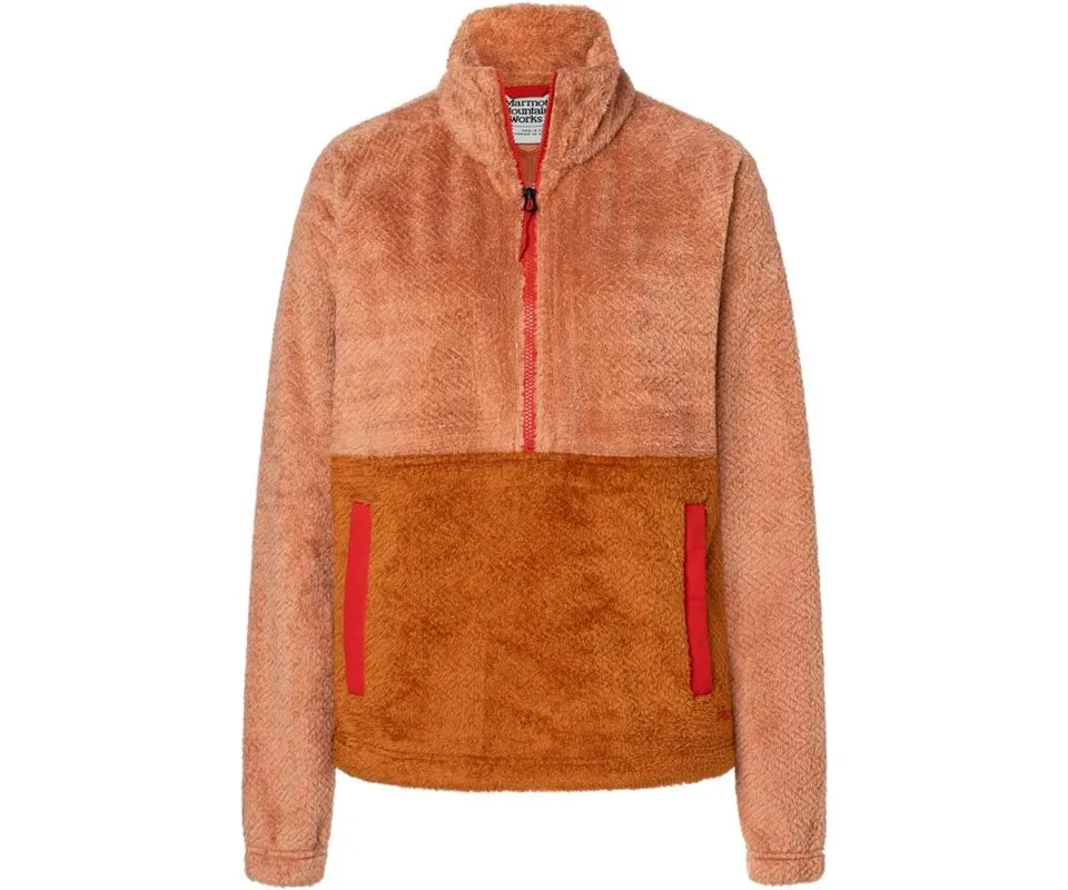 Marmot Homestead Fleece 1/2 Zip Women, Rose gold/copper