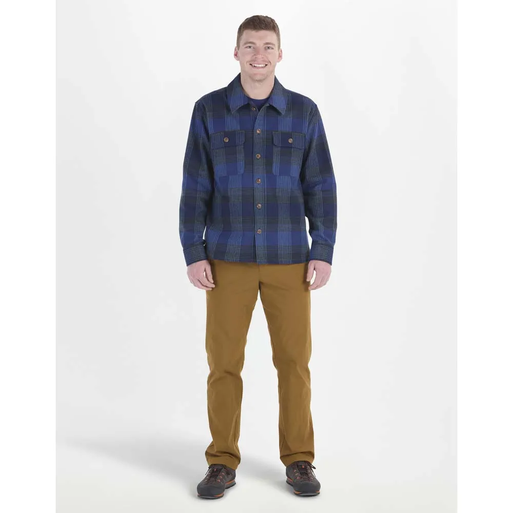 Marmot Incline Heavyweight Flannel Skjorte Med Lange Ermer, Twilight blue