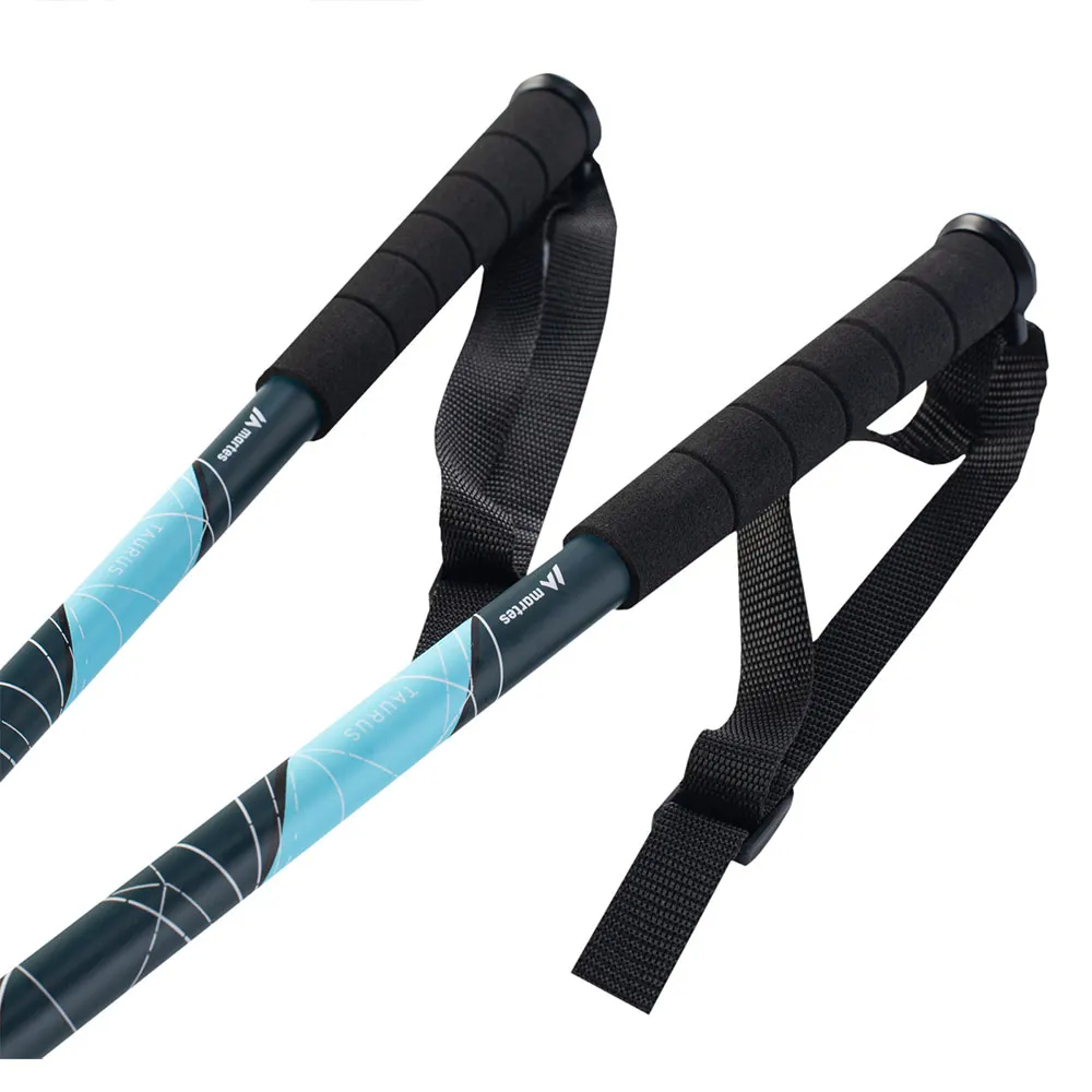 Martes Taurus Spaserstokker, Light blue / dark green, 65-135cm Martes Taurus Spaserstokker, Light blue / dark green, 65-135cm