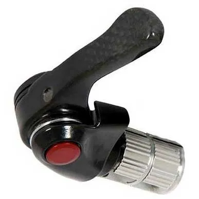 MASSI Bar-end Lever 10 Speed Carbon Girskifter, Black, 10s