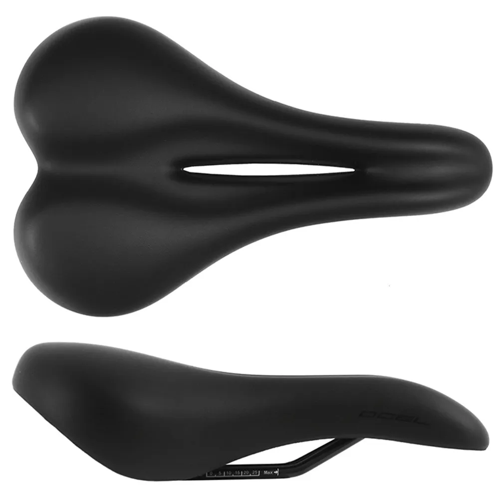 MASSI D-gel Sykkelsete, Black, One Size