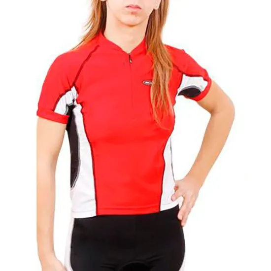 MASSI Due Kort Ermet Trøye, Red / white, M