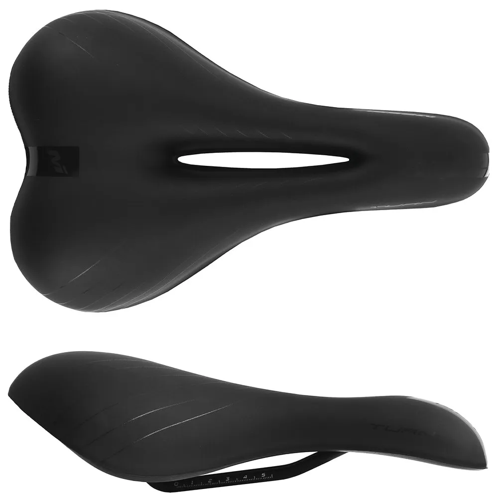MASSI Gel Turn Sykkelsete, Black, 170mm
