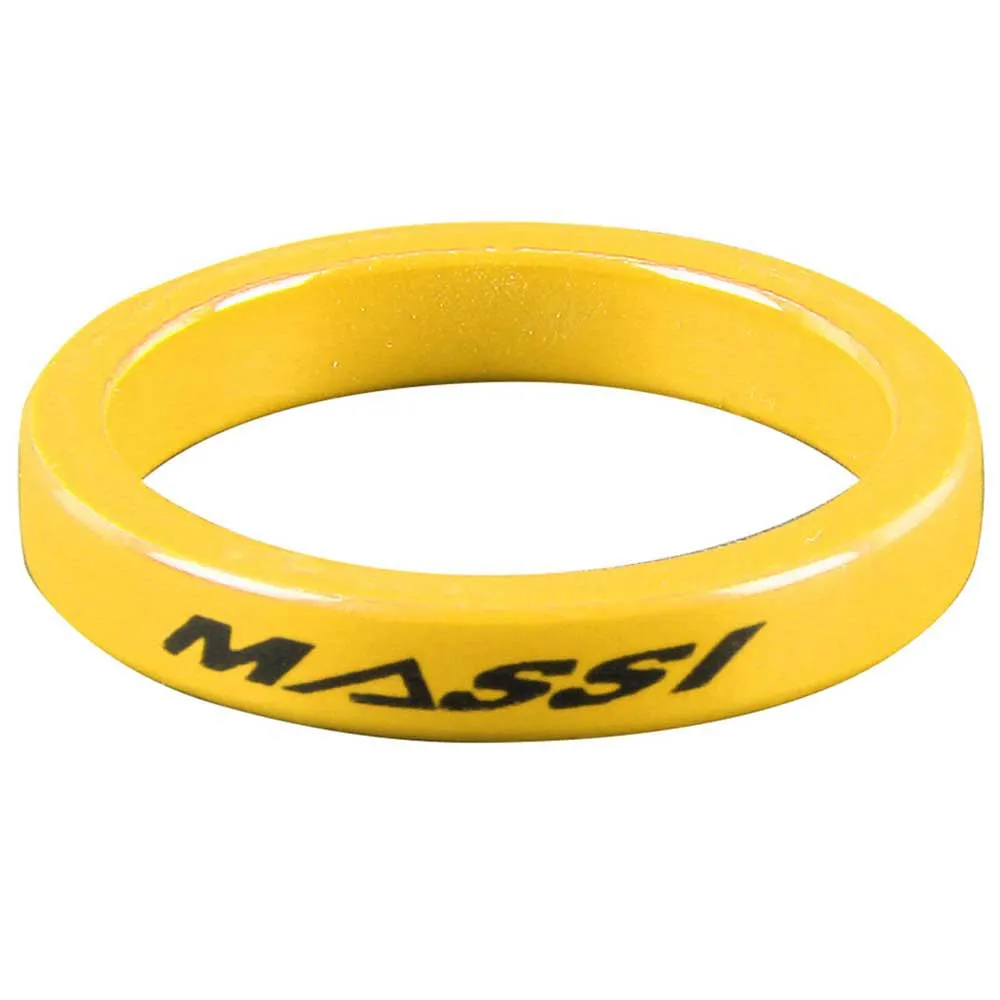 MASSI Legering Headset Spacer, Yellow, 25.4mm