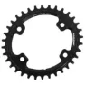 MASSI Narrow Compatible Shimano Oval 96 Bcd Kjettingring, Black, 34t