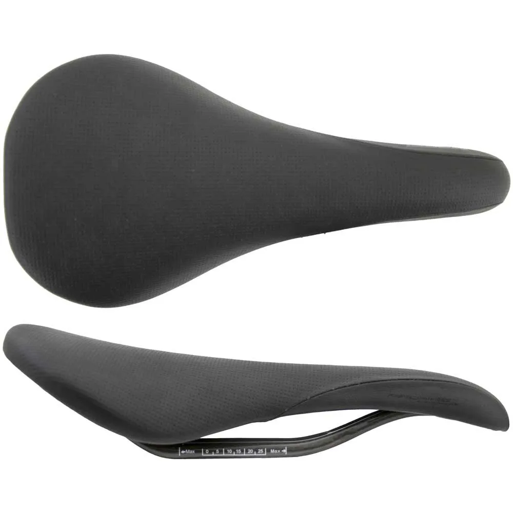 MASSI Profast Carbon Sykkelsete, Black, 134mm