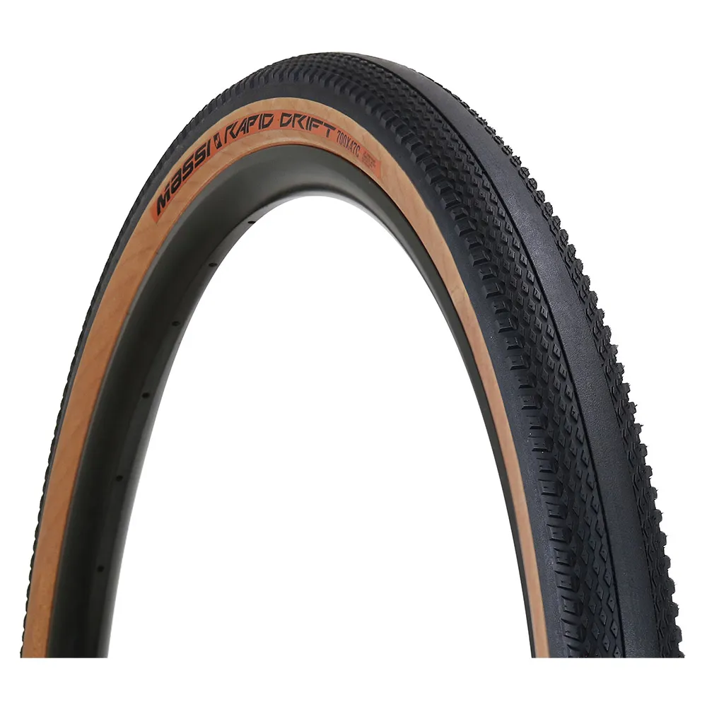 MASSI Rapid Drift Classic Tubeless 700 X 47 Graveldekk, Black / gumwall, 700C x 47, Sykkeldekk MASSI Rapid Drift Classic Tubeless 700 X 47 Graveldekk, Black / gumwall, 700C x 47, Sykkeldekk