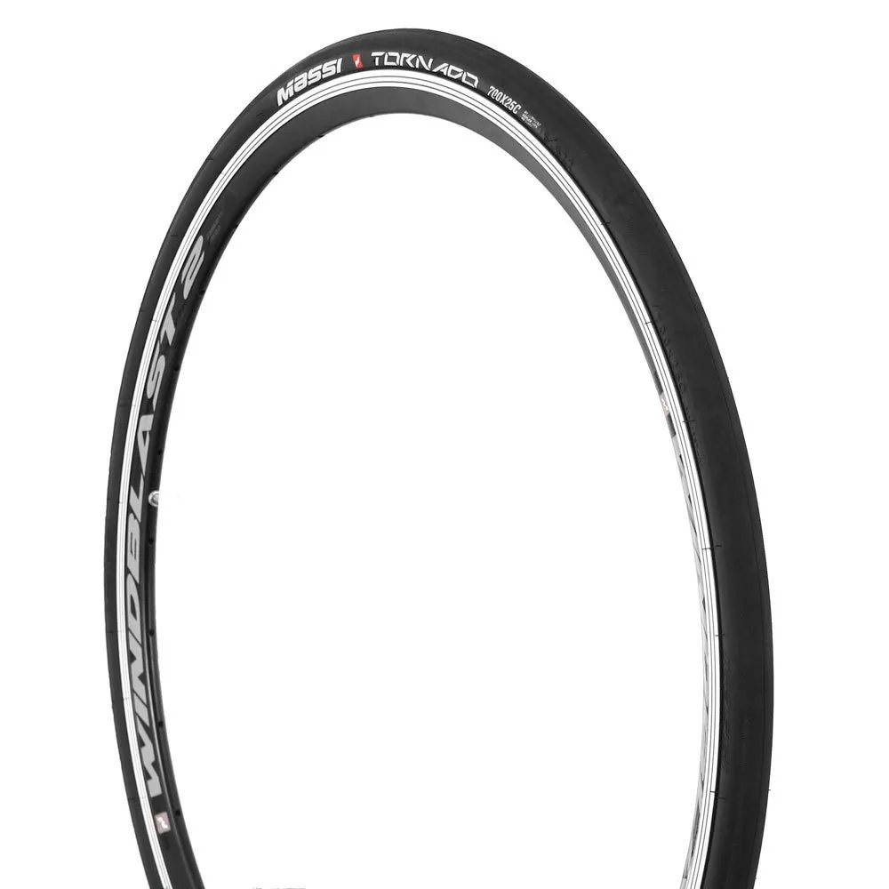 MASSI Tornado Elite 700c X 25 Stiv Racerdekk, Black, 700C x 25, Sykkeldekk