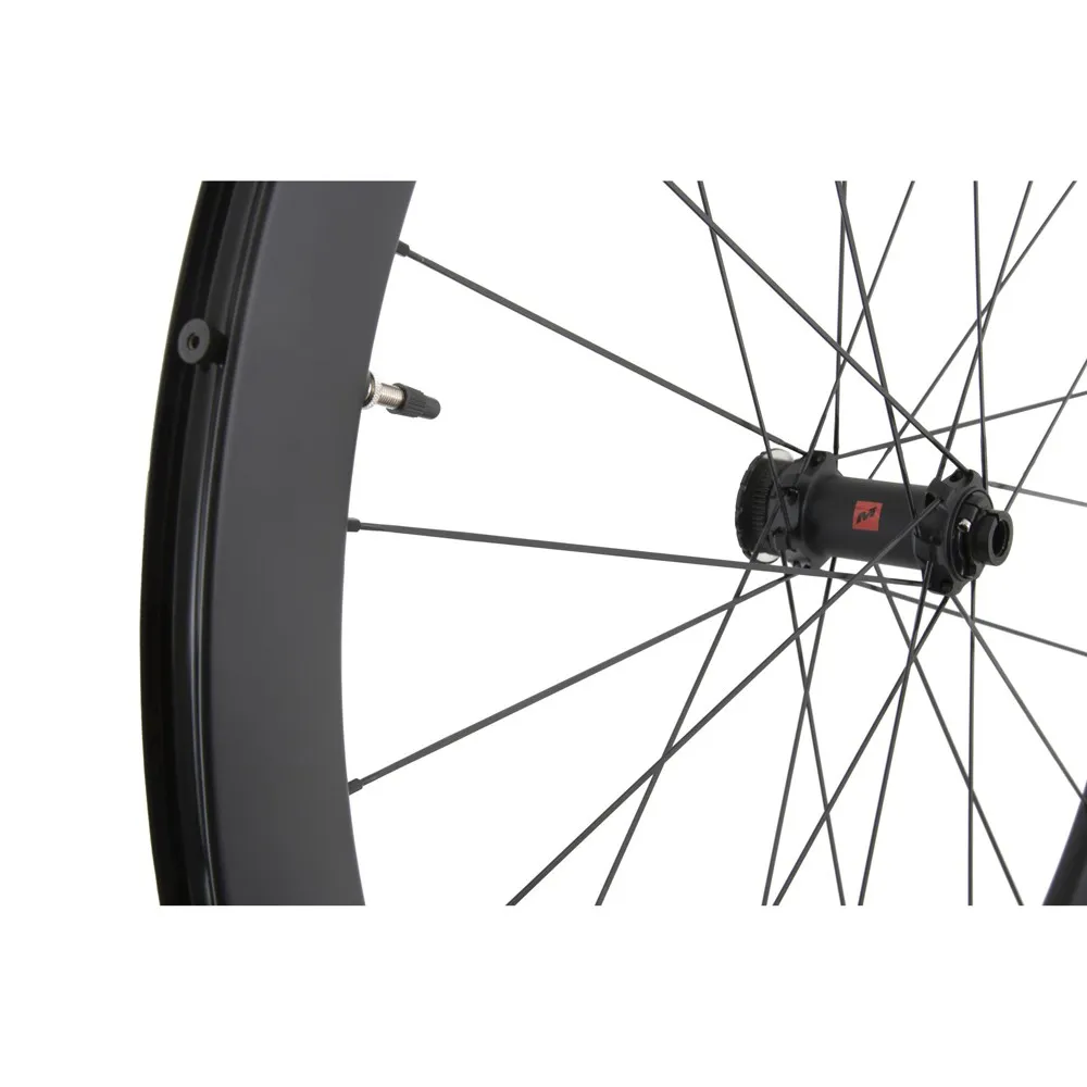 MASSI X-pro 3 Evo Carbon Cl Disc Tubeless Landeveishjulsett, Black, 12 x 100 / 12 x 142mm, Shimano/Sram HG