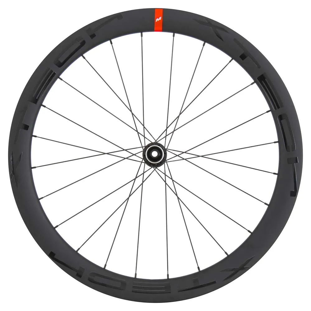 MASSI X-tech Evo 50 Carbon Cl Disc Tubeless Landeveishjulsett, Black, 12 x 100/12 x 142mm, Shimano/Sram HG