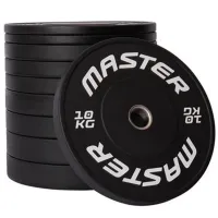 Master Fitness Vektpakke bumper 120 KG, Vektpakke bumper