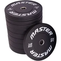 Master Fitness Vektpakke bumper 150 KG, Vektpakke bumper