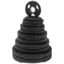 Master Fitness Vektpakke Deluxe 115KG, Vektpakke gummibelagt