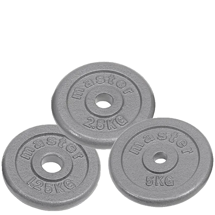 Master Fitness Vektskive 25 mm 0,5–10 kg