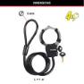 Masterlock 8275 Eurdproblk Kabellås, Black, One Size