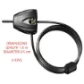 Masterlock Python 8417eurdpro Kabellås, Black, One Size