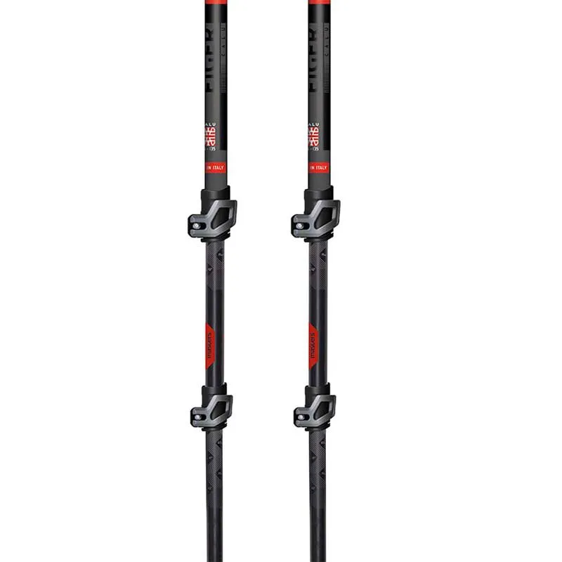 Masters Eiger Calu Spaserstokker, Black / red, 66-135cm Masters Eiger Calu Spaserstokker, Black / red, 66-135cm
