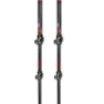 Masters Eiger Calu Spaserstokker, Black / red, 66-135cm