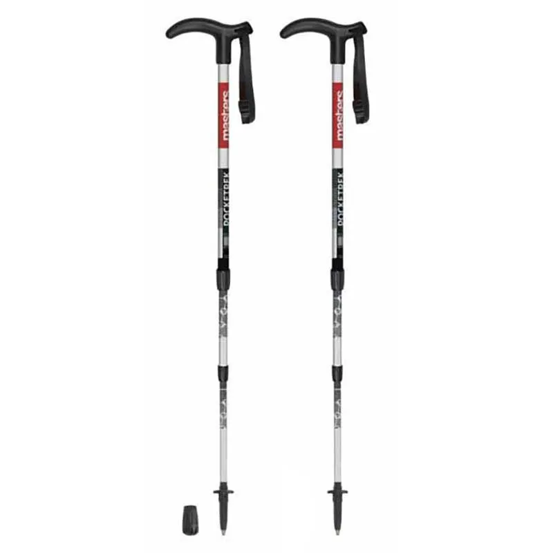 Masters Pocketrek Junior Staver, Black / white / red, 49-100cm Masters Pocketrek Junior Staver, Black / white / red, 49-100cm