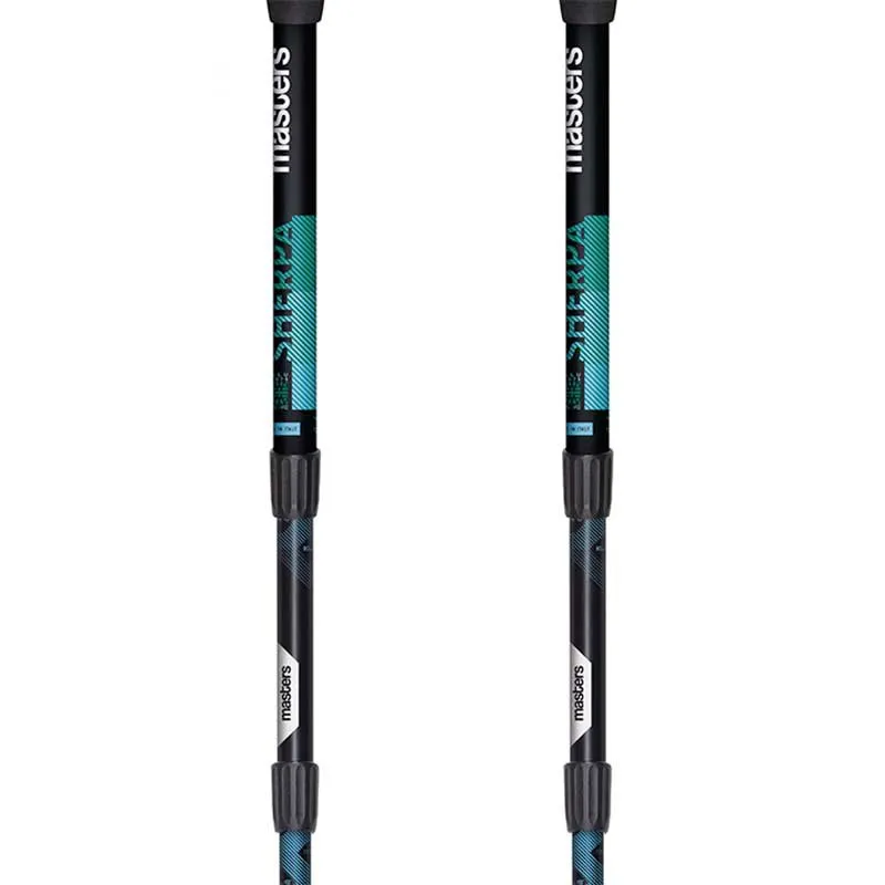 Masters Sherpa Spaserstokker, Black / turquoise, 65-140cm