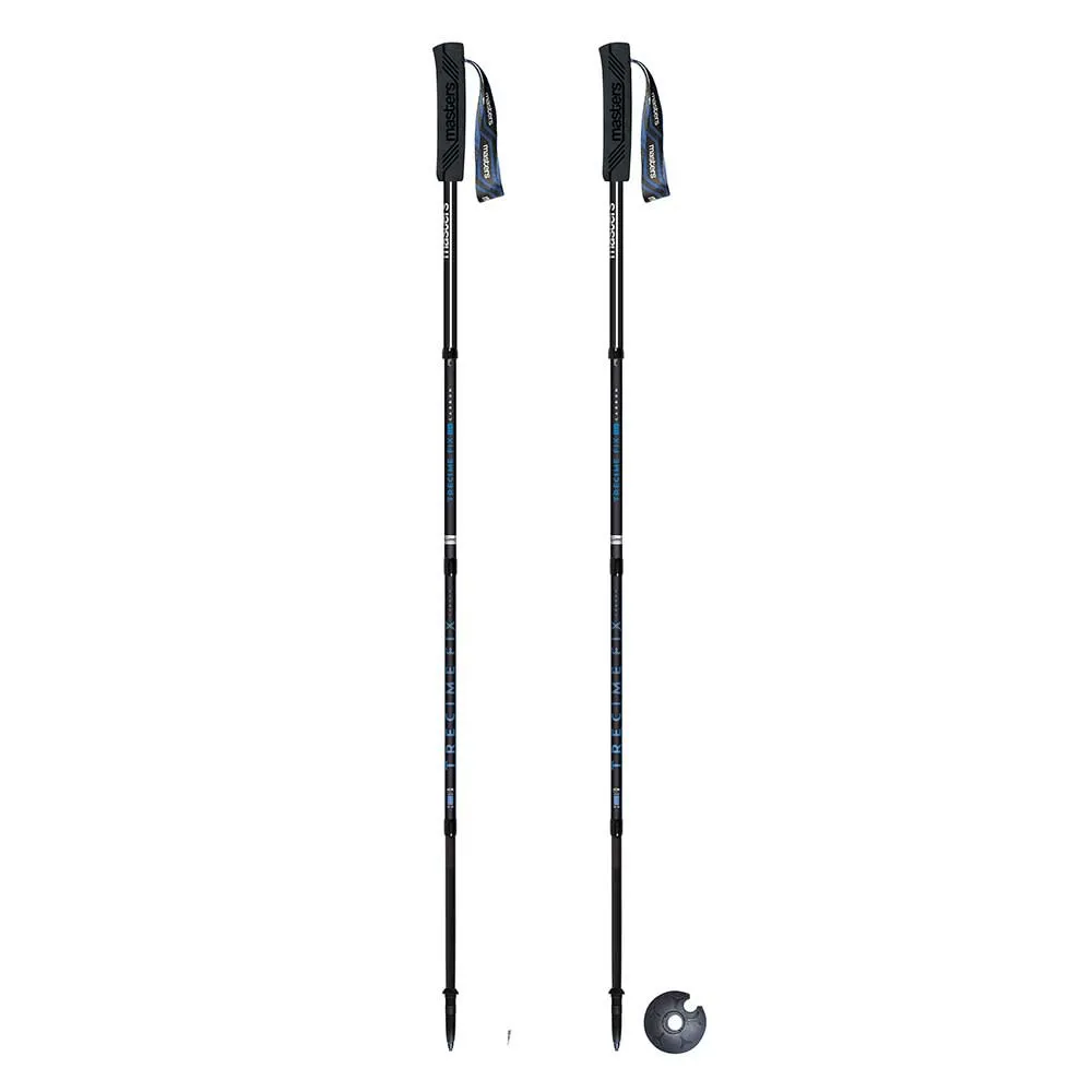 Masters Trecime Fix Spaserstokker, Black / blue, 110cm