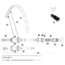 Mavic 6 Bolt Disc Id360 Bakre Navaksel, Silver / black, 12 x 135/142mm