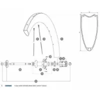 Mavic Aero Cxr 60 C/t Rear Right Eike 10 Enheter Mavic Aero Cxr 60 C/t Rear Right Eike 10 Enheter