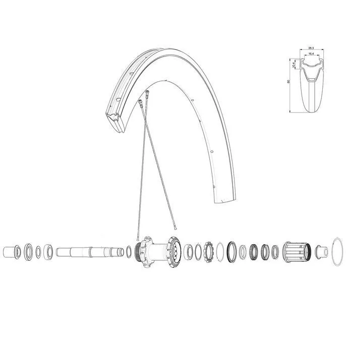 Mavic Aero Cxr Elite Eiker 12 Enheter