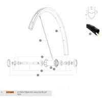Mavic Aksium Elite Ust 19/20 Felg