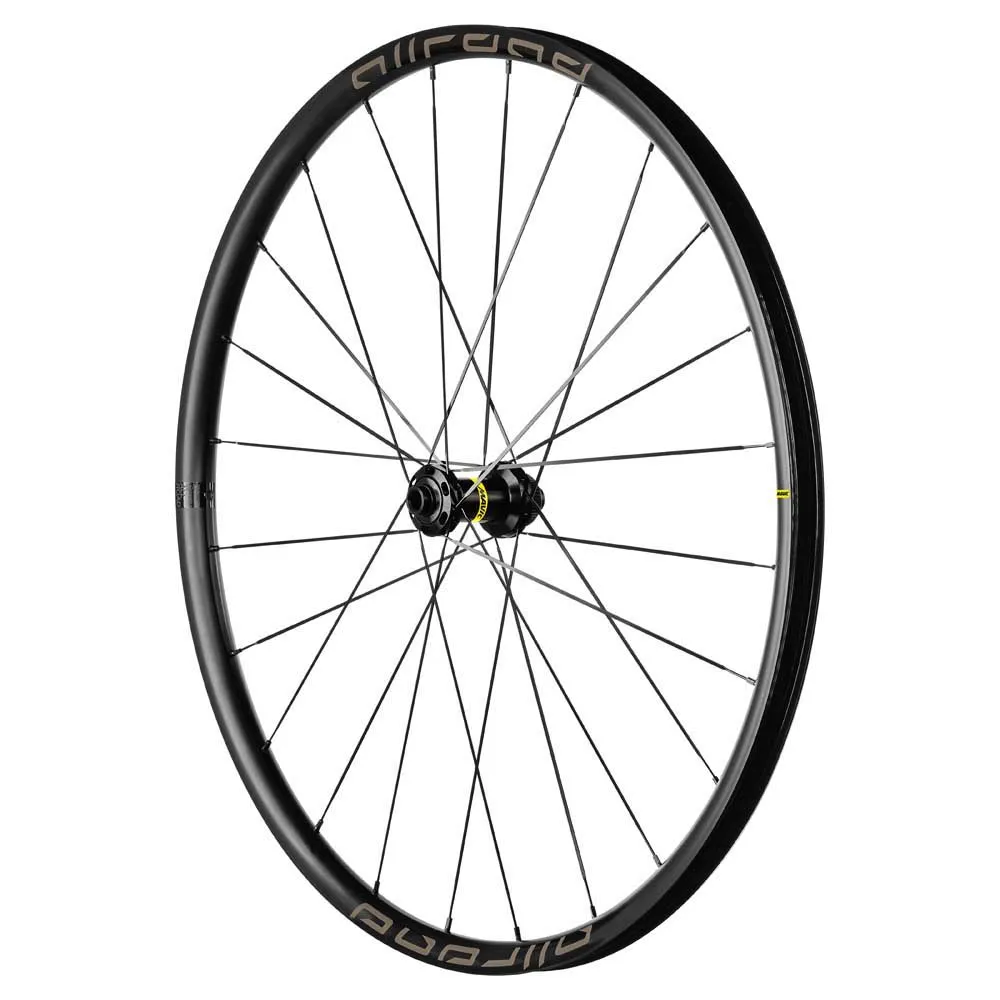 Mavic Allroad 650b cl Disc Tubeless Gravel Forhjul, Black, 12/15 x 100mm