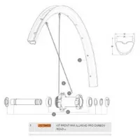 Mavic Allroad Pro Carbon Road+ Framfelg