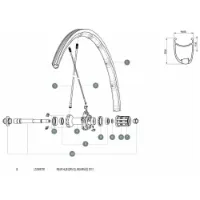 Mavic Baknav 609/6001 Lagersett Mavic Baknav 609/6001 Lagersett