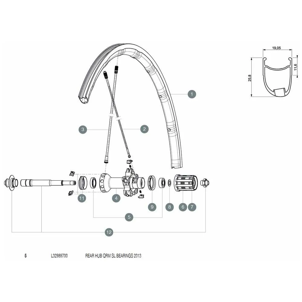 Mavic Baknav 609/6001 Lagersett, Silver / black, 15 x 24 x 5 / 9 x 22 x 7mm Mavic Baknav 609/6001 Lagersett, Silver / black, 15 x 24 x 5 / 9 x 22 x 7mm
