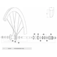 Mavic Baknav 6803 Lagerpar Mavic Baknav 6803 Lagerpar