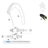 Mavic Comete Pro Carbon Disc Framfelg Mavic Comete Pro Carbon Disc Framfelg