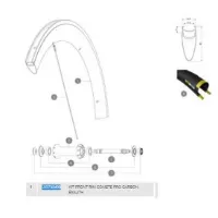 Mavic Comete Pro Carbon Exalith Framfelg Mavic Comete Pro Carbon Exalith Framfelg