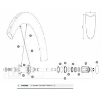 Mavic Comete Pro Carbon Sl Tubular 19 Rear Felg