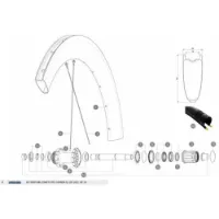 Mavic Comete Pro Carbon Sl Us Disc 20 Rear Felg Mavic Comete Pro Carbon Sl Us Disc 20 Rear Felg