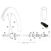 Mavic Comete Pro Carbon Sl Ust Front 2 Units/rear Left Eiker 2 Enheter