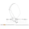 Mavic Comete Track Boltsett, Silver, One Size