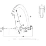 Mavic Cosmic Carbone 40 C Bakre Høyre Eiker 10 Enheter, Black, 275mm